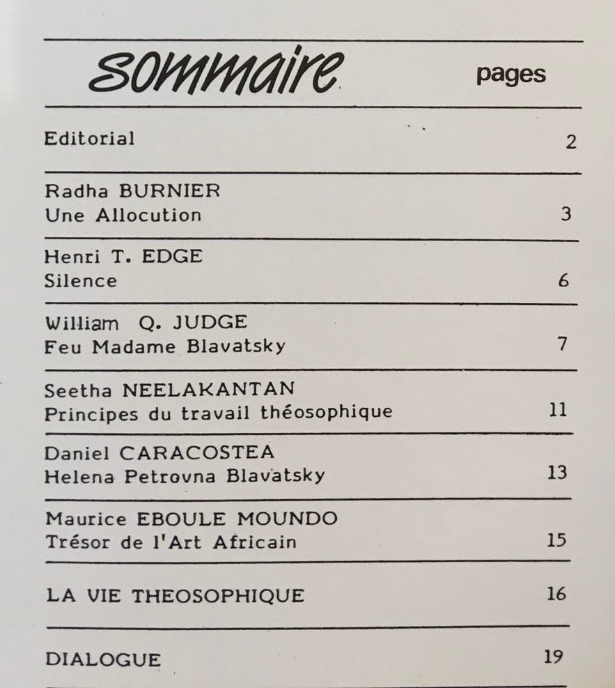 Le Lotus Bleu 1987/05