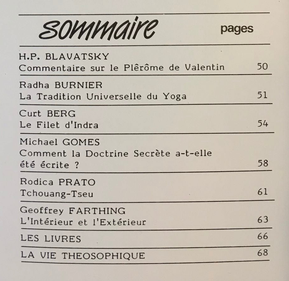 Le Lotus Bleu 1989/03