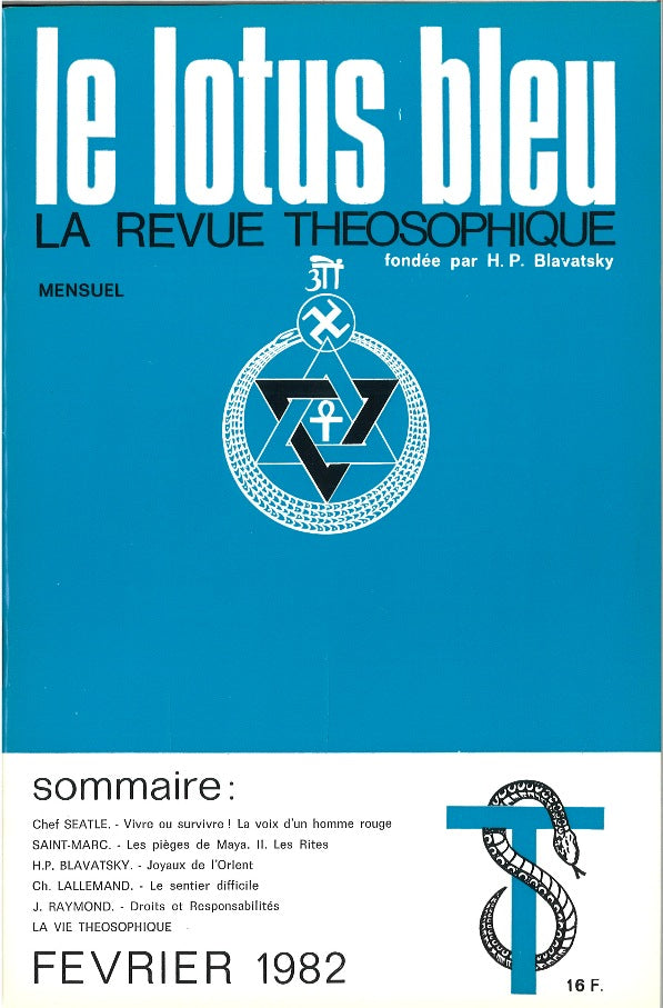 Le Lotus Bleu 1982/02