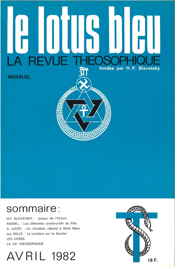 Le Lotus Bleu 1982/04