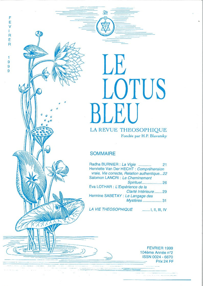 Le Lotus Bleu 1999/02