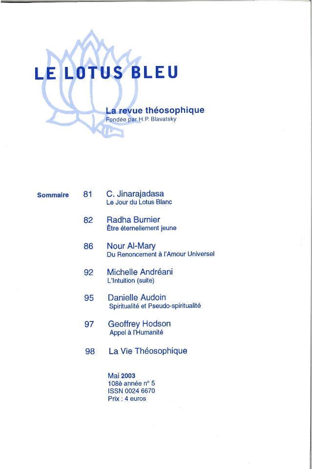 Le Lotus Bleu 2003/05