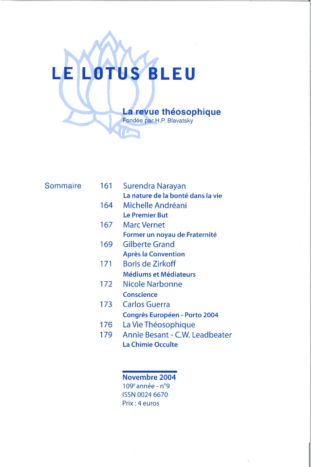 Le Lotus Bleu 2004/09