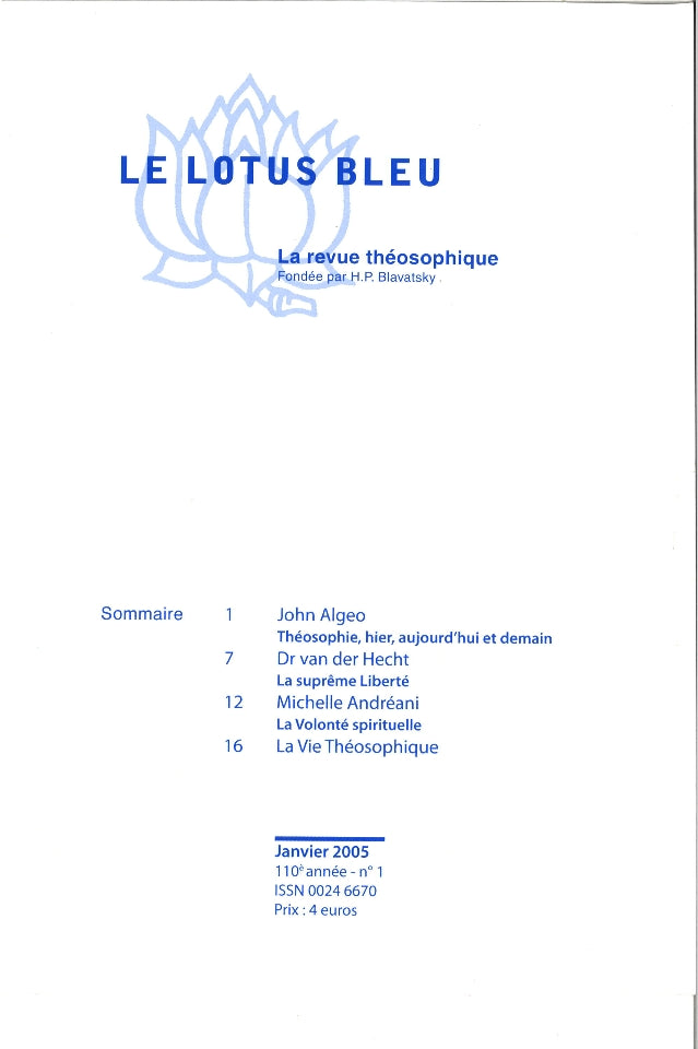 Le Lotus Bleu 2005/01