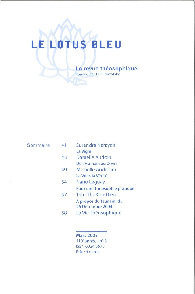 Le Lotus Bleu 2005/03