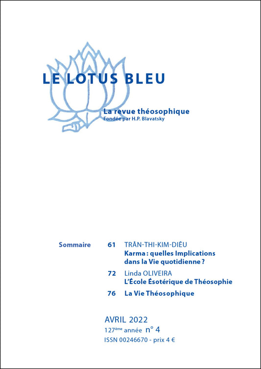 Le Lotus Bleu 2022/04