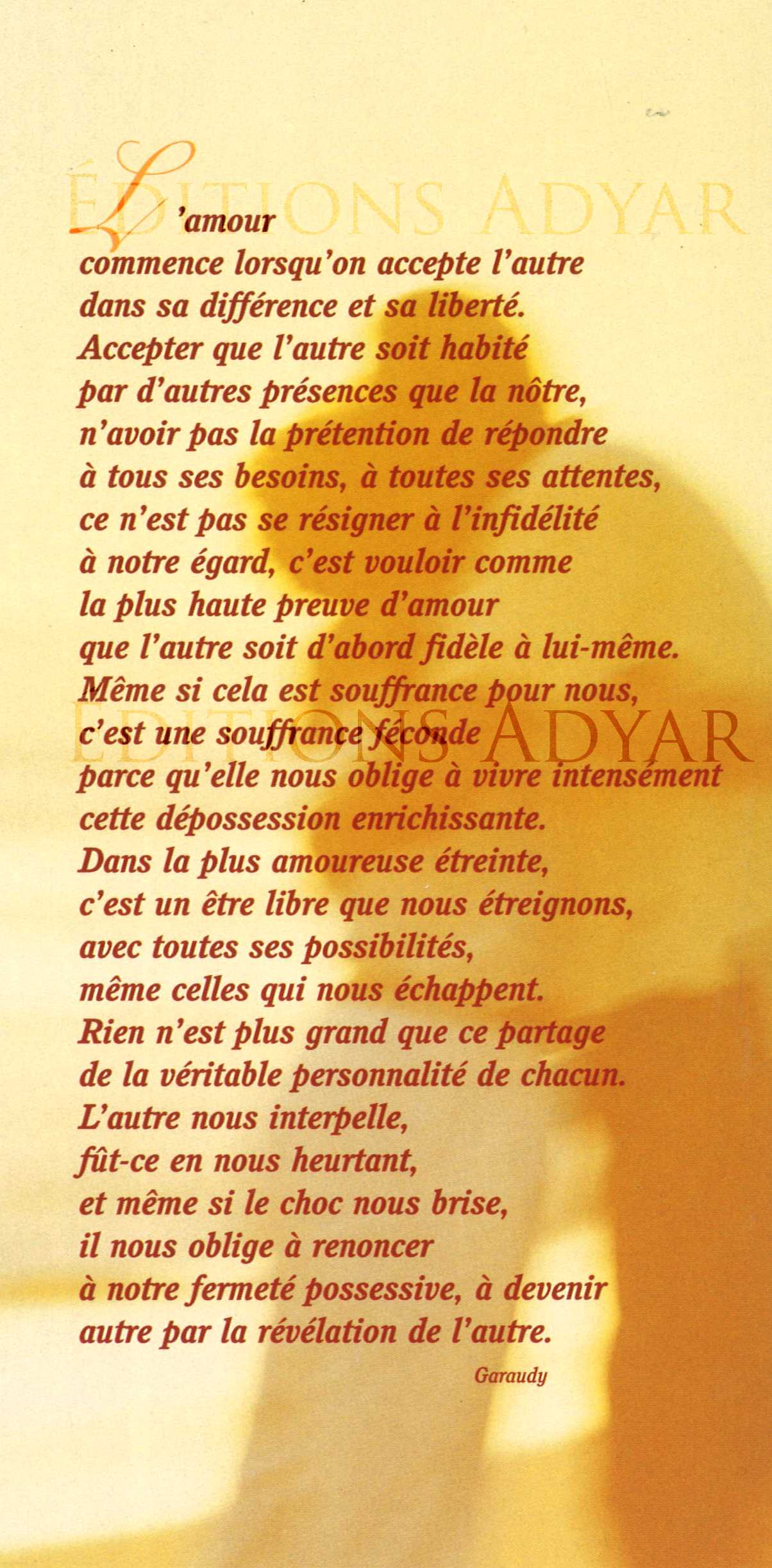 Carte de vœux « Amour »