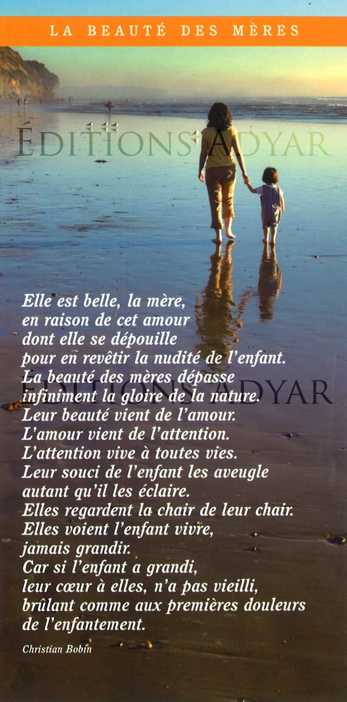 Carte de vœux « Le beauté des mères »