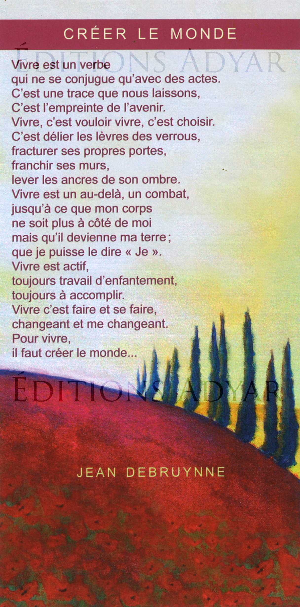 Carte de vœux « Créer le monde »