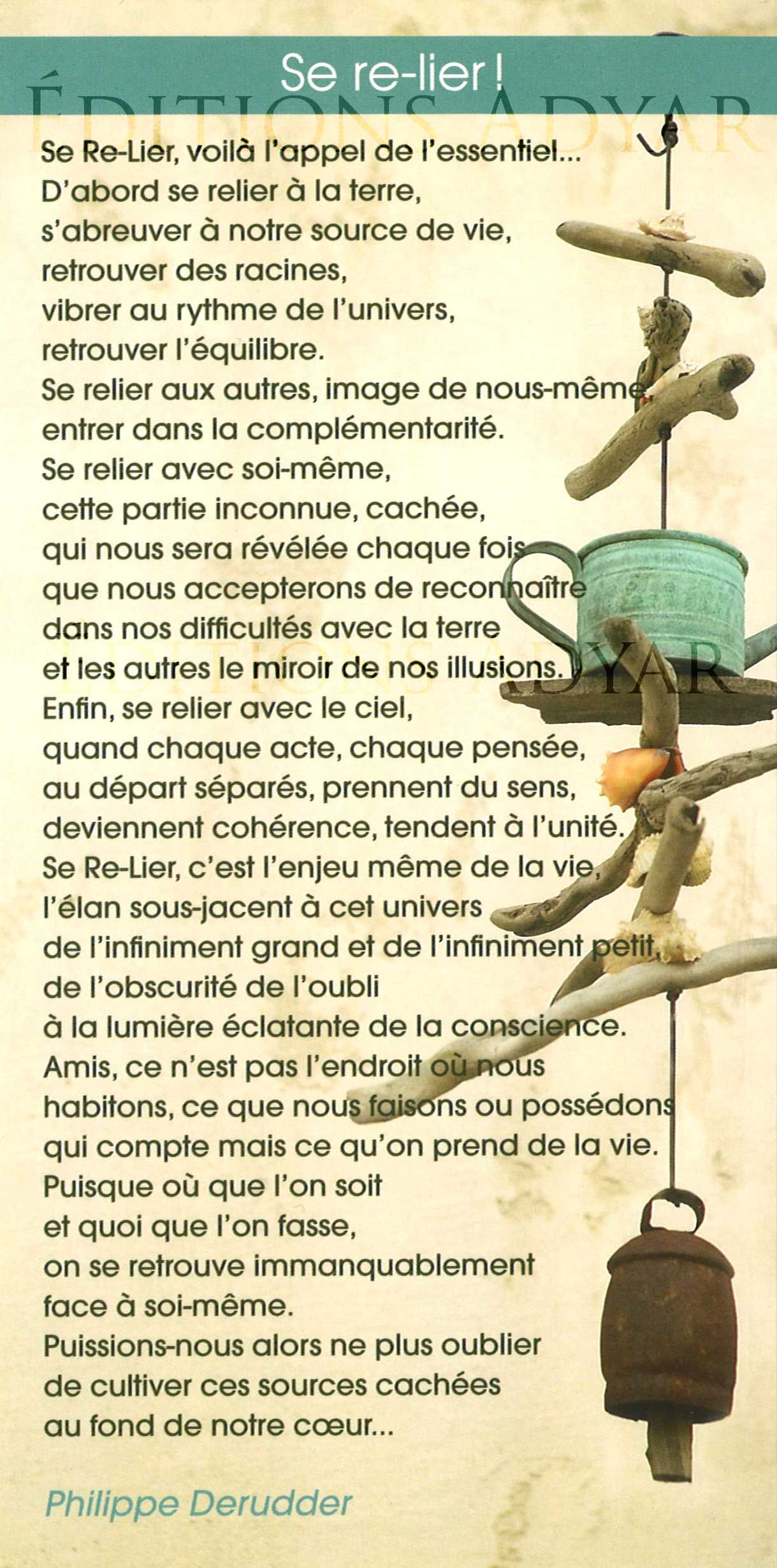 Carte de vœux « Se re-lier »