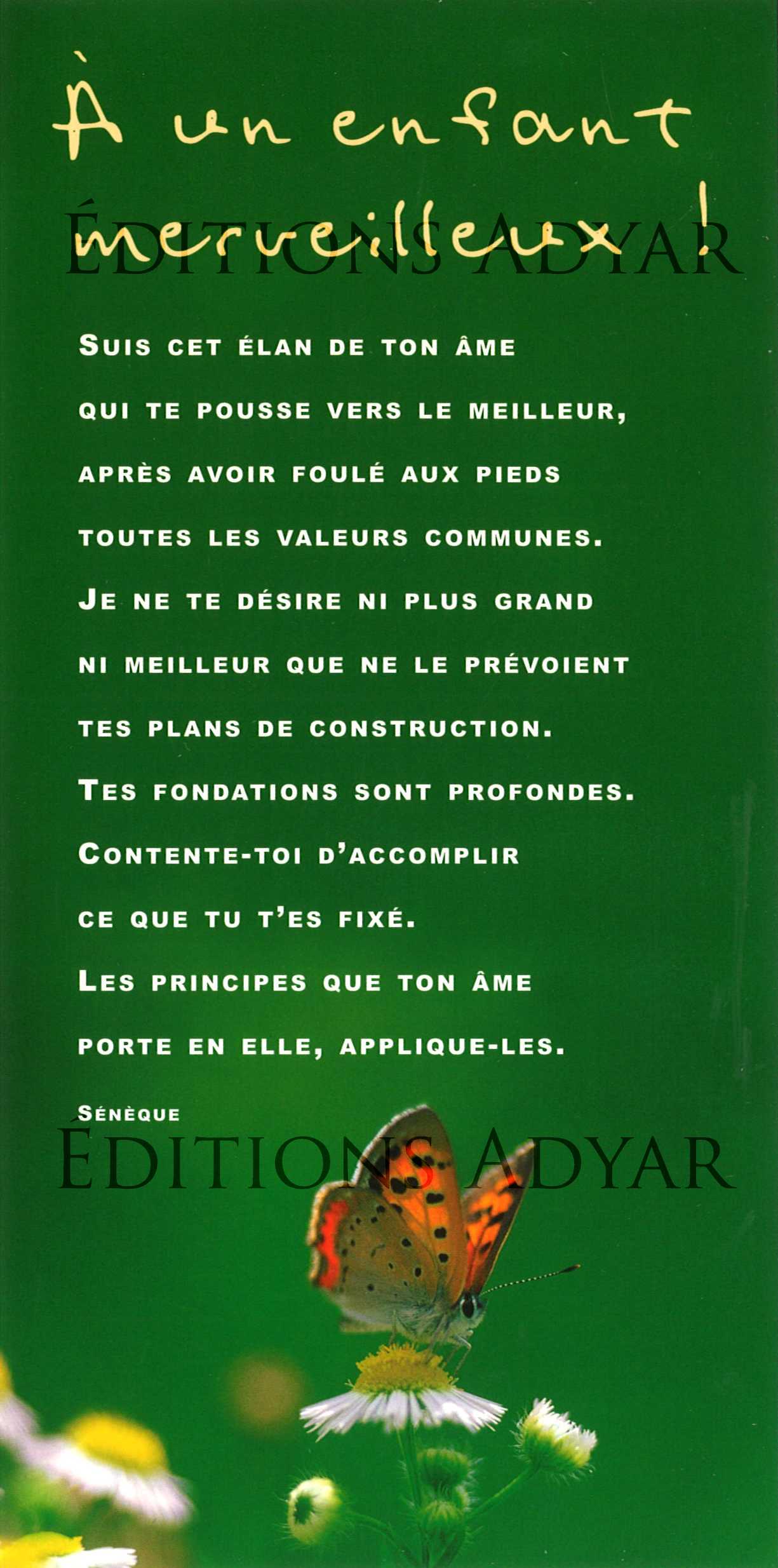 Carte de vœux « Enfant merveilleux »