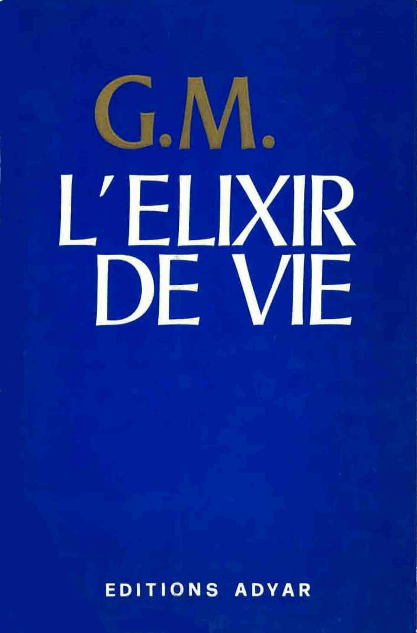 Occasion - L’Élixir de Vie