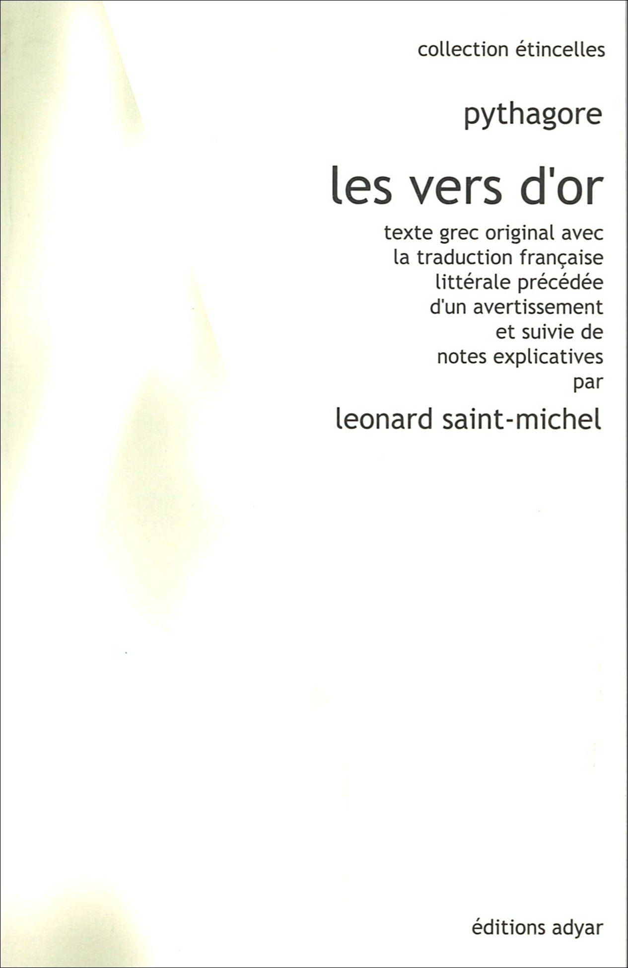 Les Vers d’or