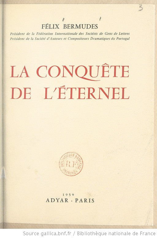 La conquête de l'éternel - occasion