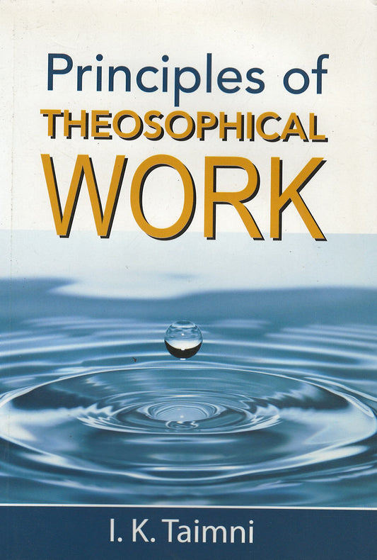 Principles of Theosophical Work