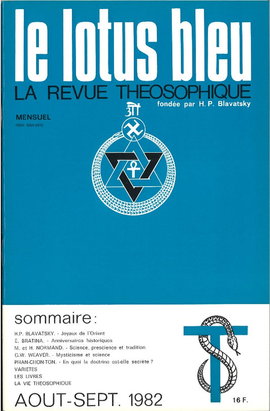 Le Lotus Bleu 1982/07