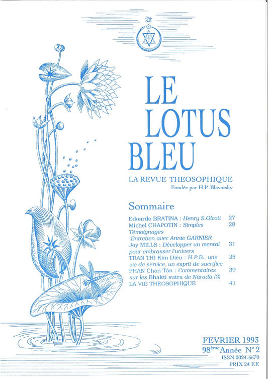 Le Lotus Bleu 1993/02