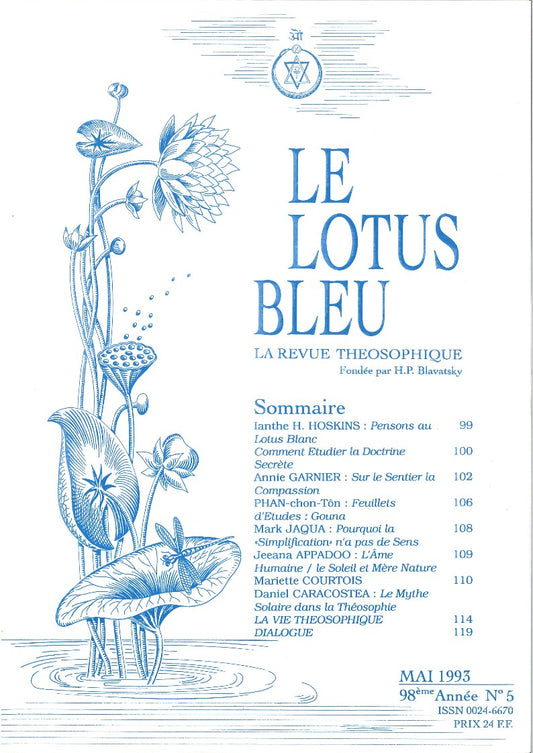 Le Lotus Bleu 1993/05