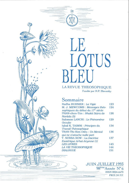 Le Lotus Bleu 1993/06