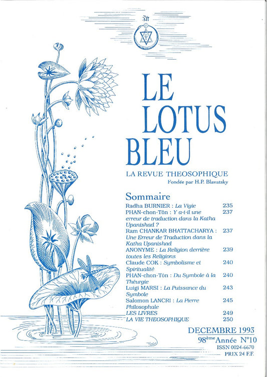 Le Lotus Bleu 1993/10