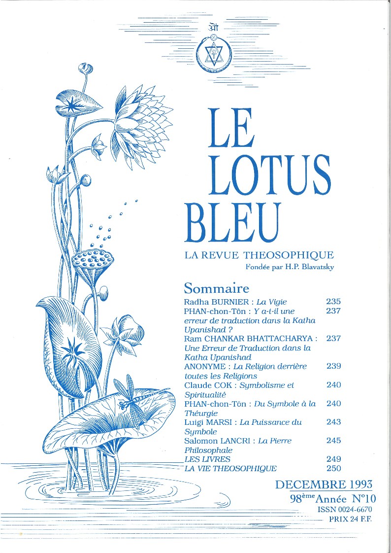 Le Lotus Bleu 1993/10