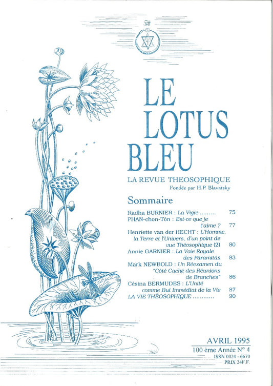 Le Lotus Bleu 1995/04