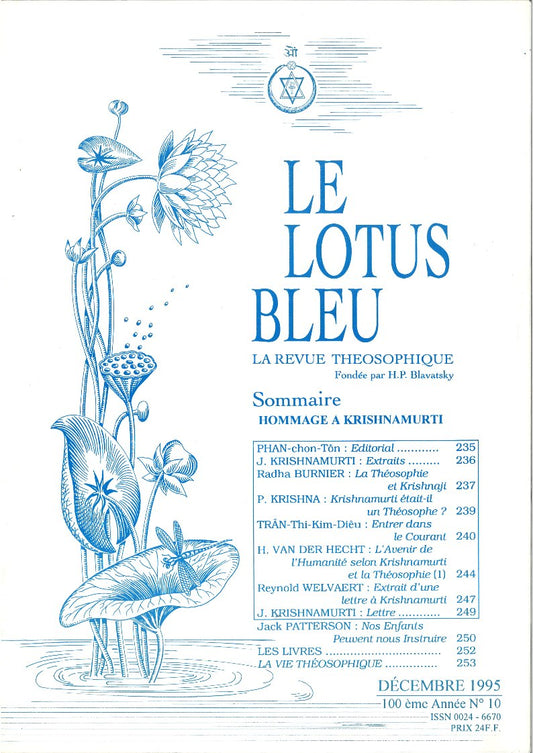 Le Lotus Bleu 1995/10
