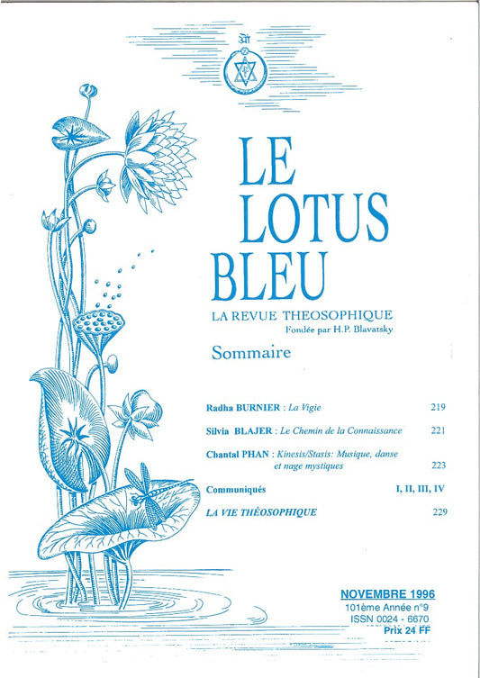 Le Lotus Bleu 1996/09