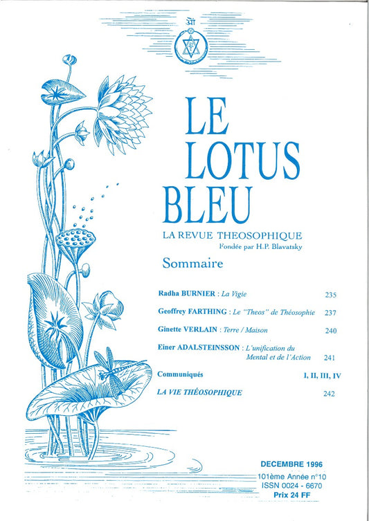 Le Lotus Bleu 1996/10