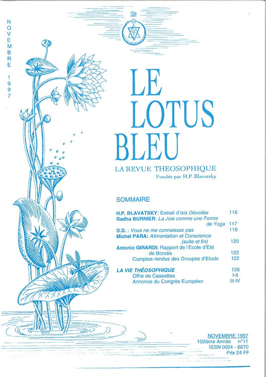 Le Lotus Bleu 1997/11
