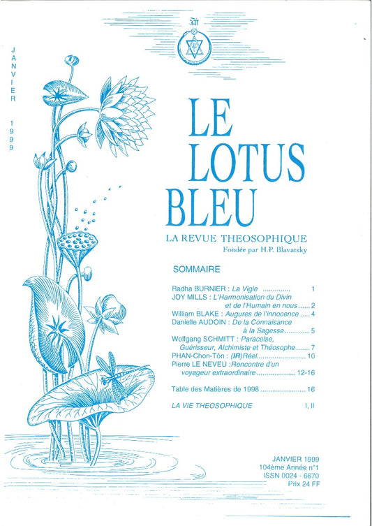 Le Lotus Bleu 1999/01