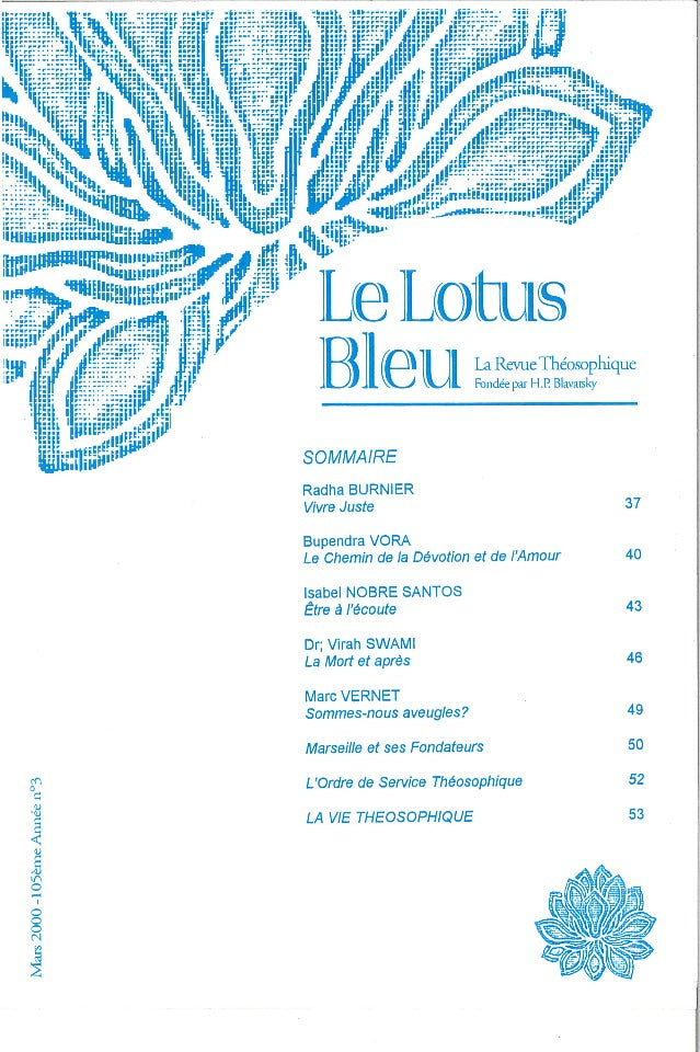 Le Lotus Bleu 2000/03