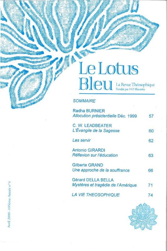 Le Lotus Bleu 2000/04