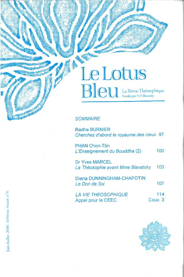 Le Lotus Bleu 2000/06