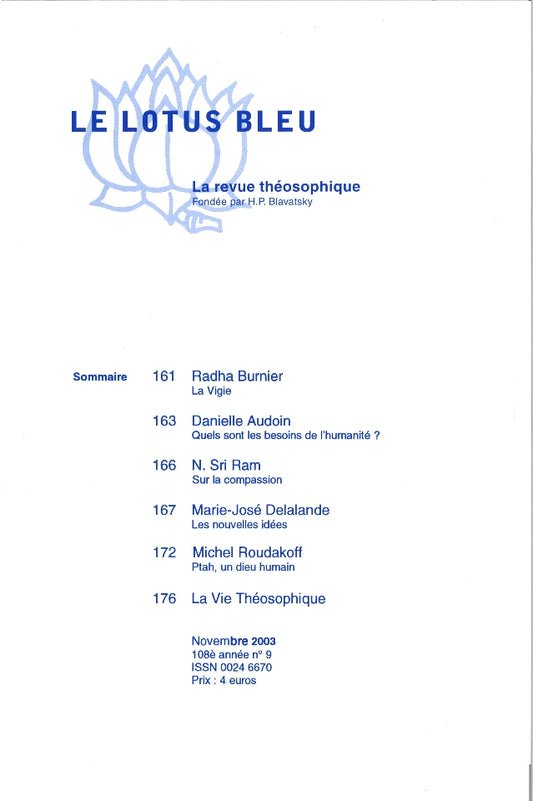 Le Lotus Bleu 2003/09