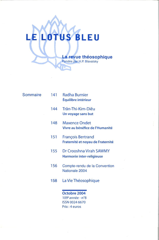 Le Lotus Bleu 2004/08