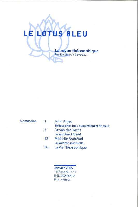 Le Lotus Bleu 2005/01