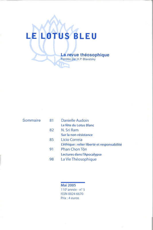 Le Lotus Bleu 2005/05