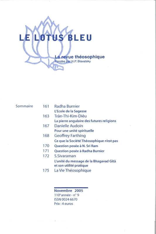 Le Lotus Bleu 2005/09