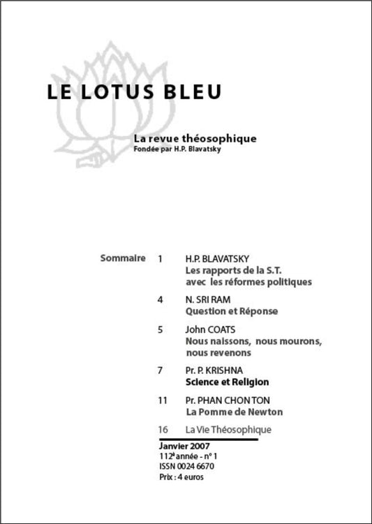 Le Lotus Bleu 2007/01