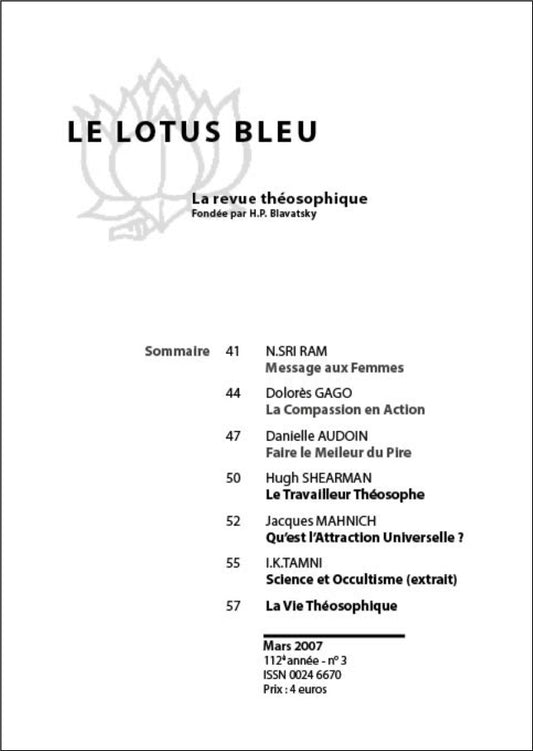 Le Lotus Bleu 2007/03