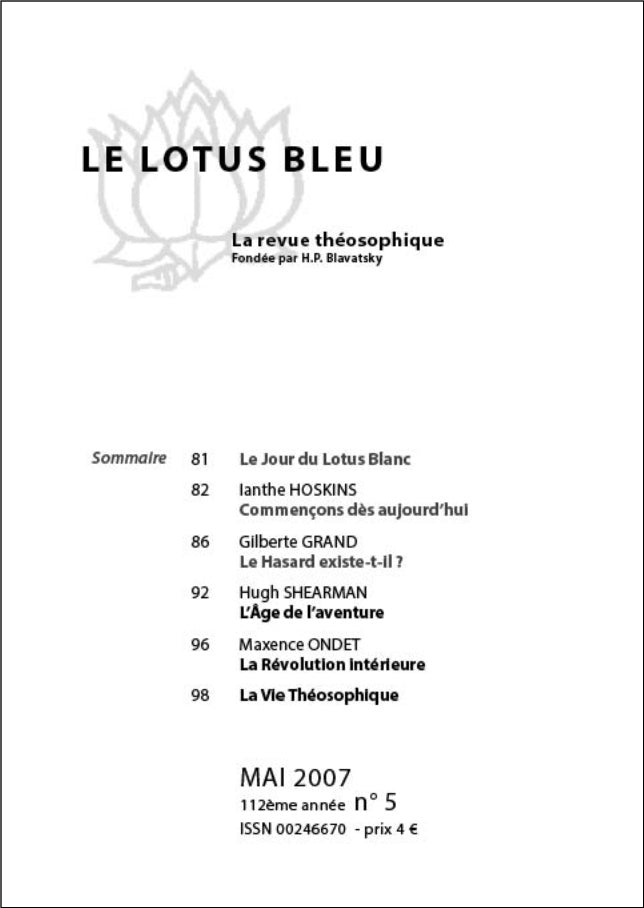 Le Lotus Bleu 2007/05