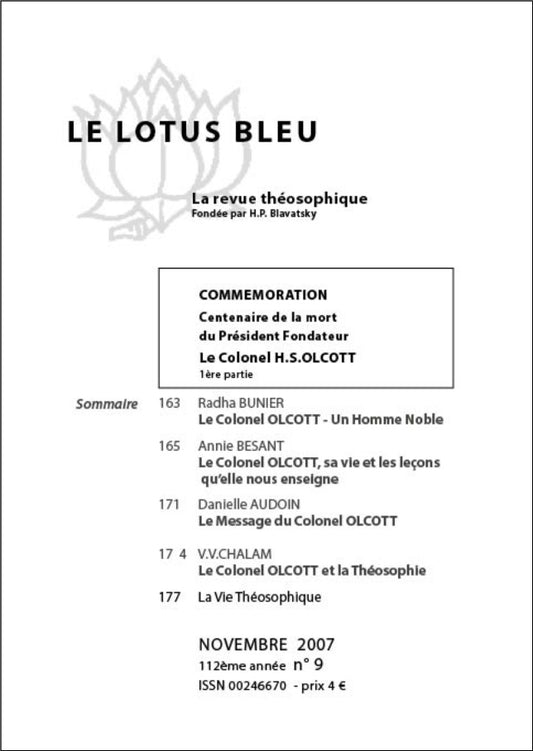 Le Lotus Bleu 2007/09