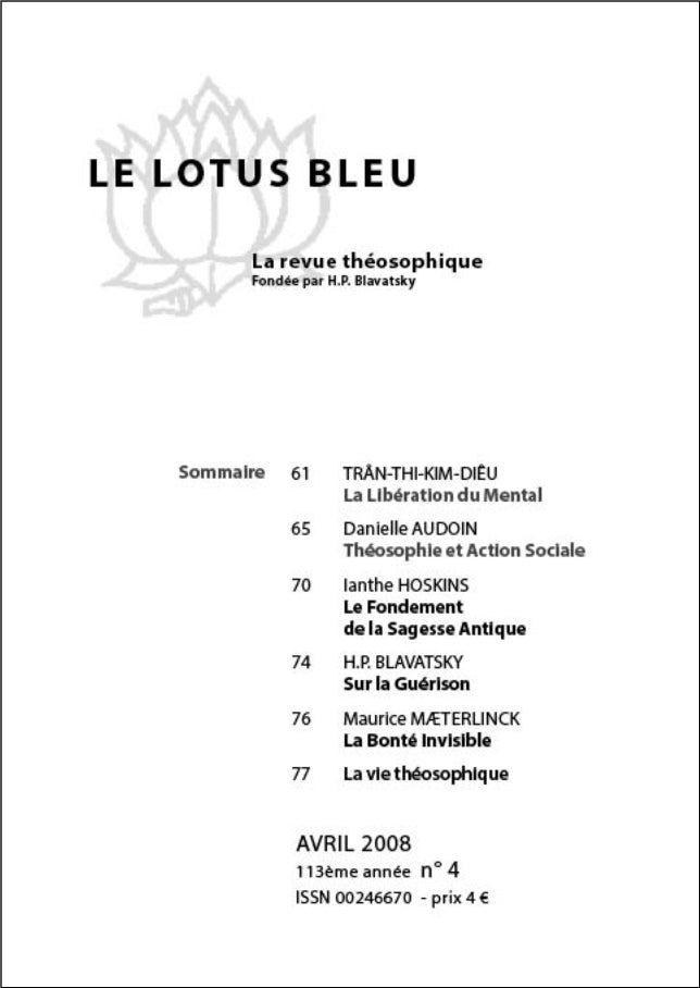Le Lotus Bleu 2008/04