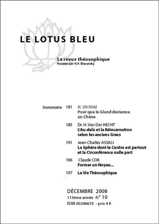Le Lotus Bleu 2008/10