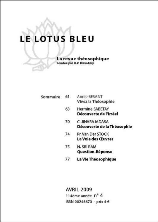 Le Lotus Bleu 2009/04