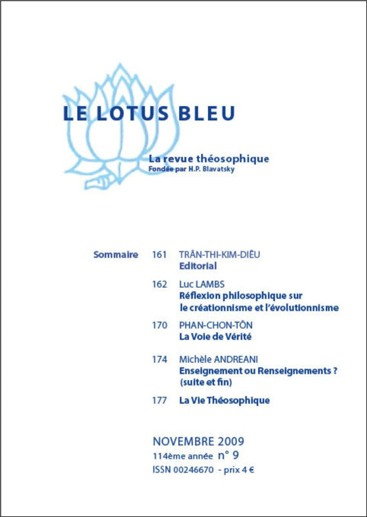 Le Lotus Bleu 2009/09