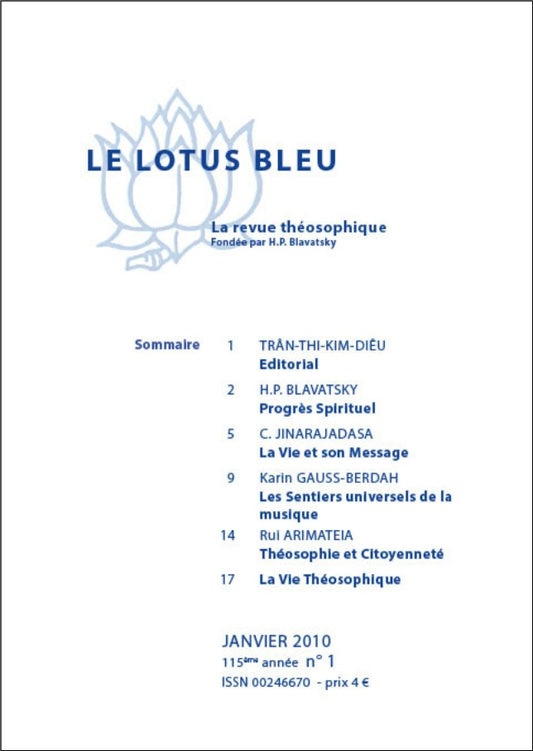 Le Lotus Bleu 2010/01