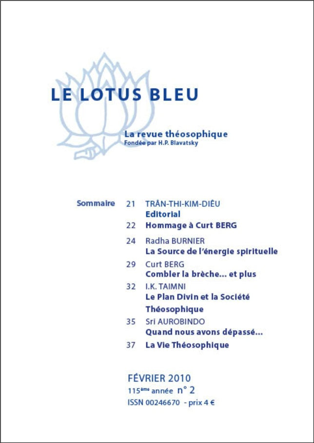 Le Lotus Bleu 2010/02