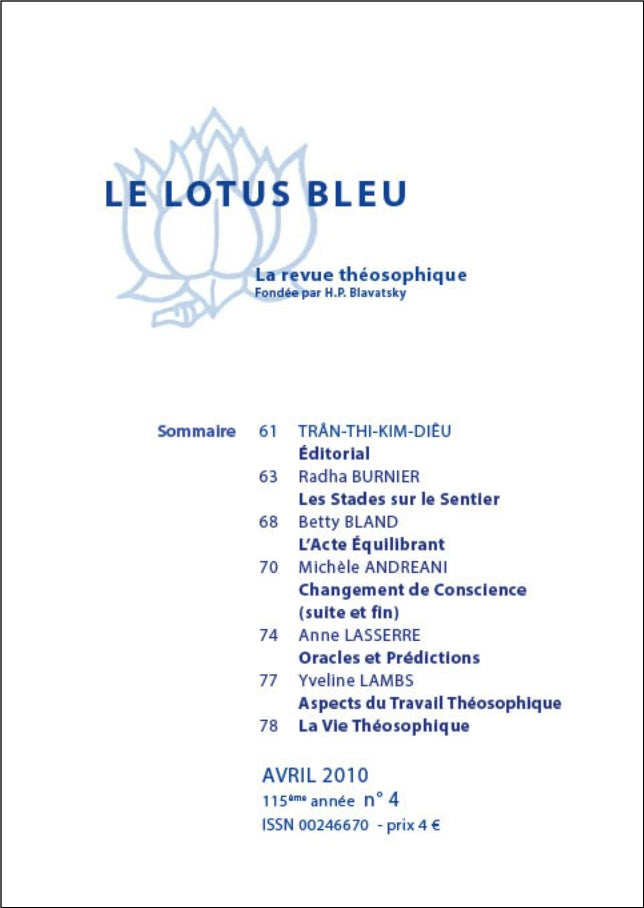Le Lotus Bleu 2010/04